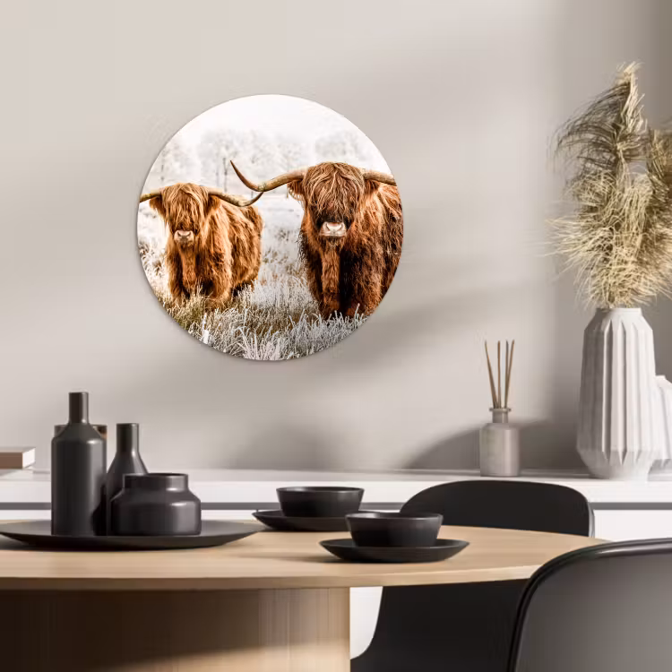 Tableau rond - L'éveil mûr — 2