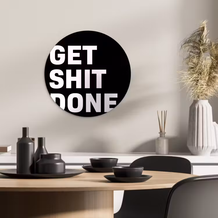Tableau rond - Motivation non dissimulée — 2