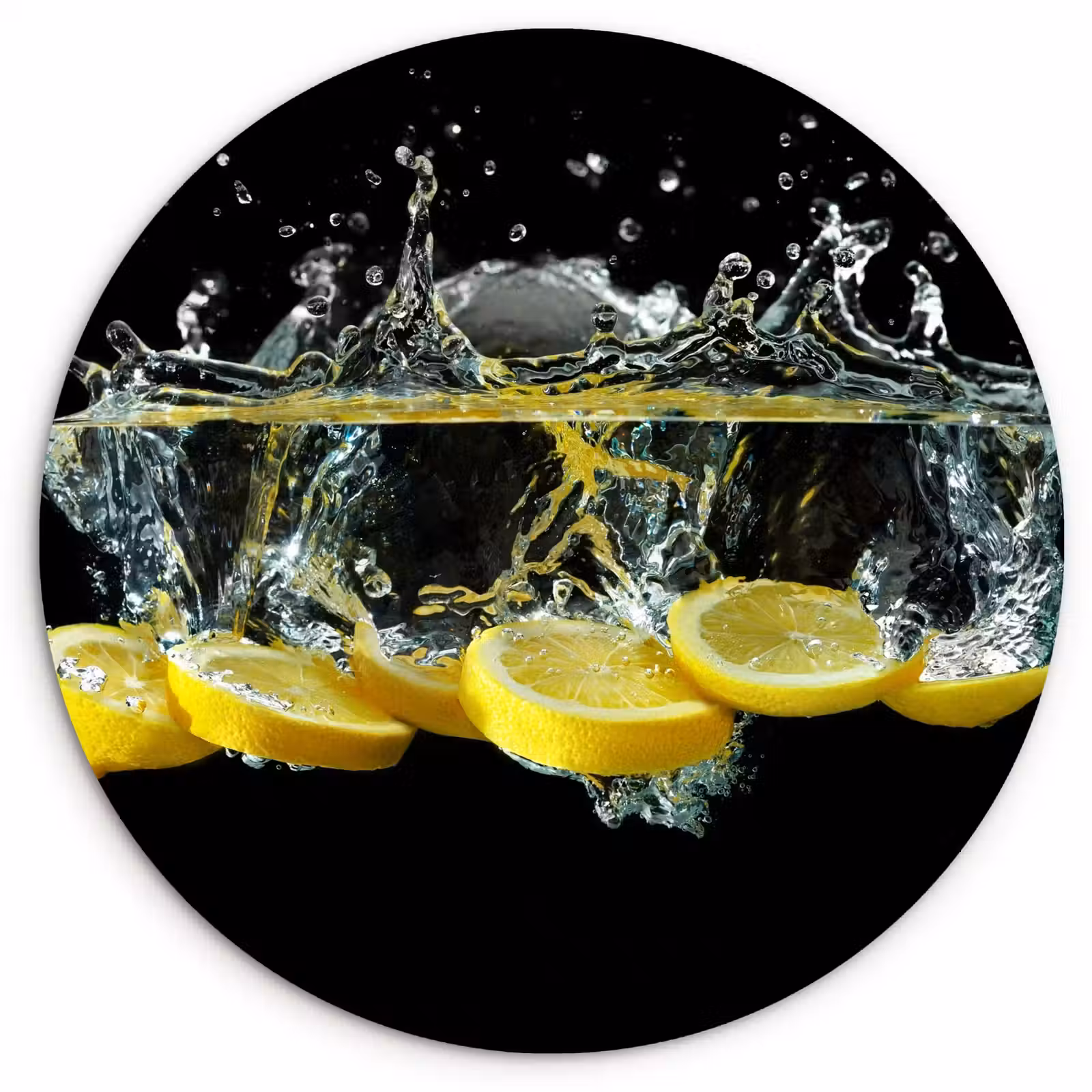 Tableau rond - Plongée fraîche — 1