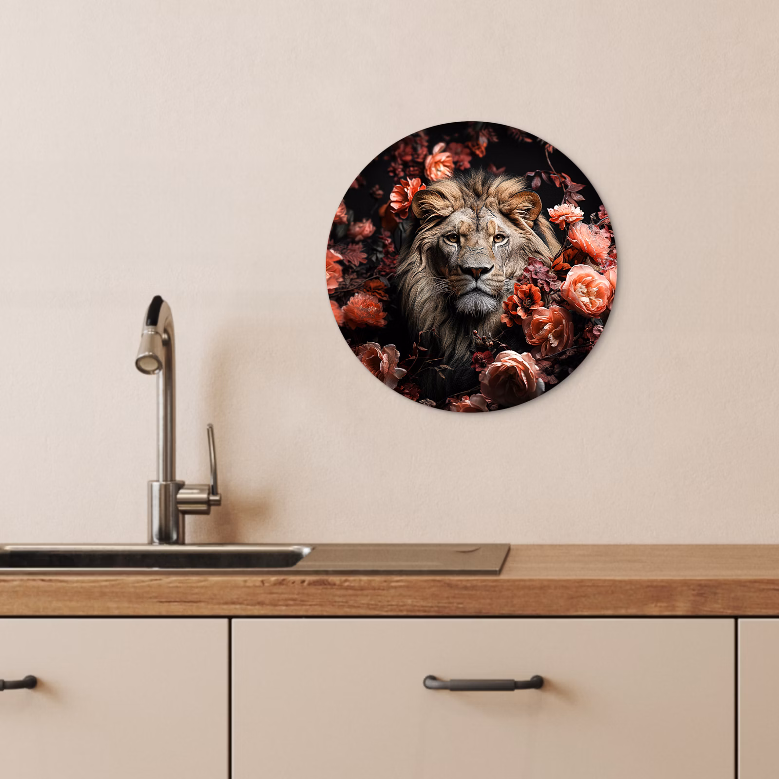 Tableau rond - Repos royal — 1