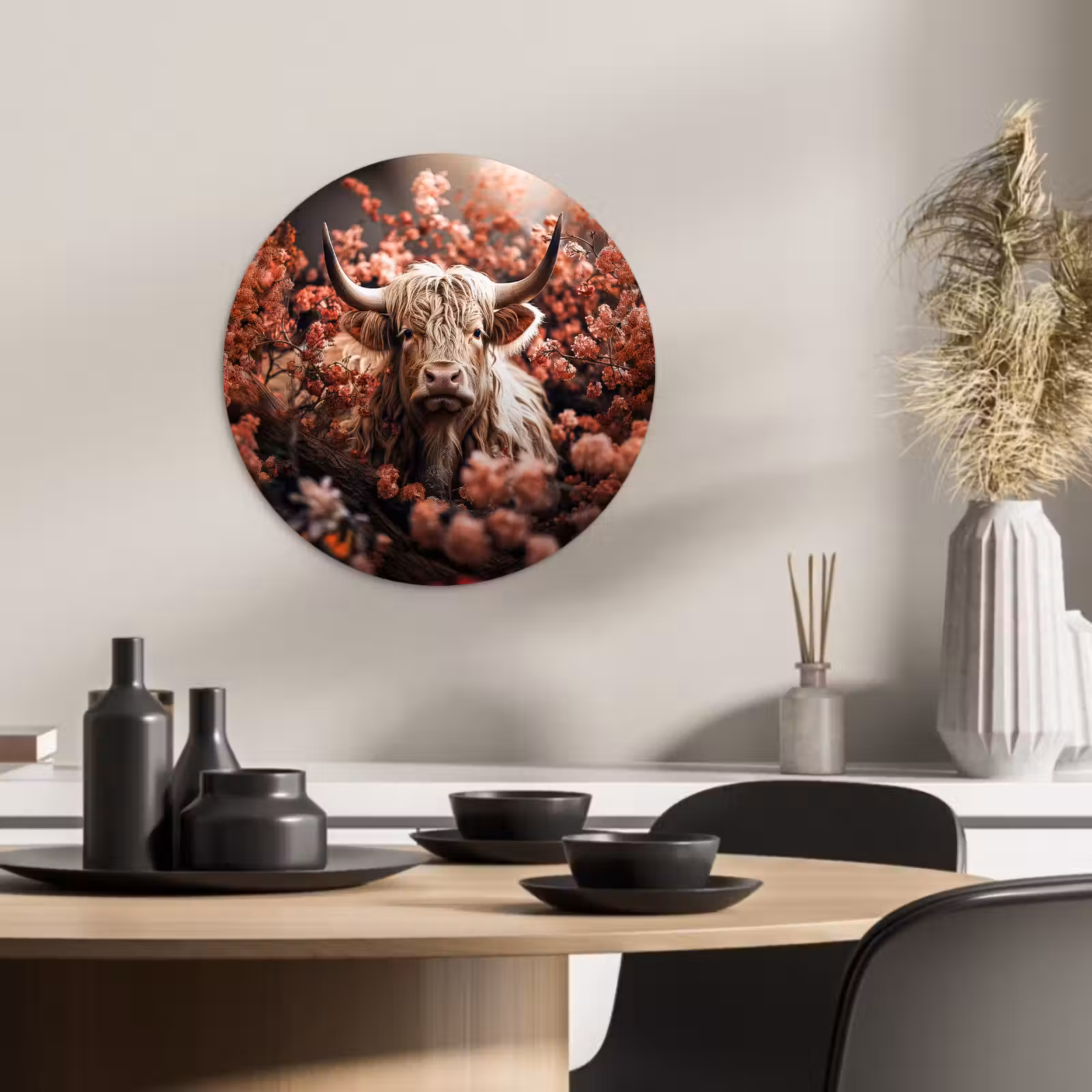 Tableau rond - Réunion d'automne — 1