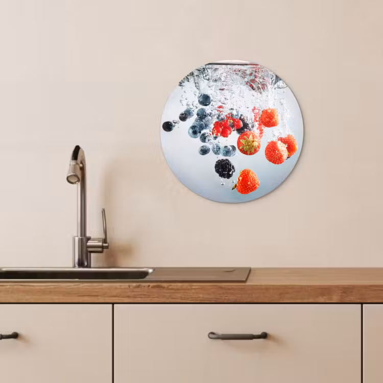 Tableau rond - Immersion dans les fruits de la forêt — 3