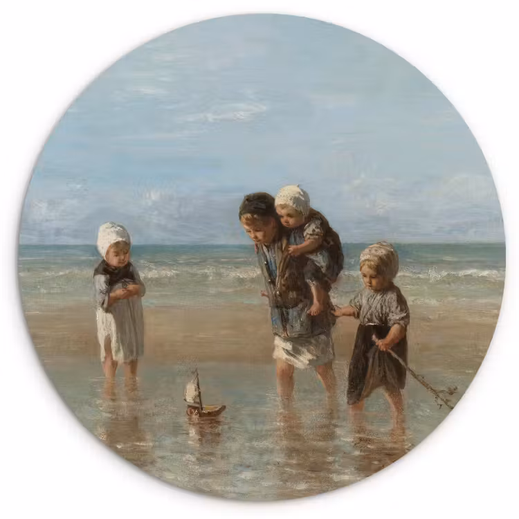 Tableau rond - Les enfants de la mer — 2