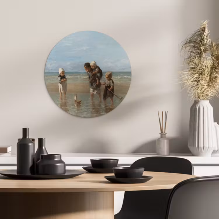 Tableau rond - Les enfants de la mer — 3