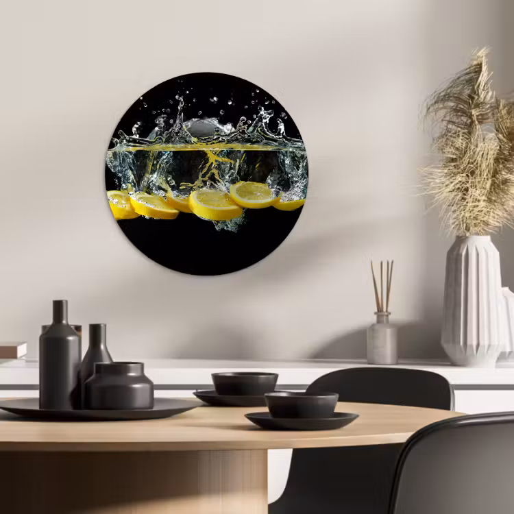 Tableau rond - Plongée fraîche — 2