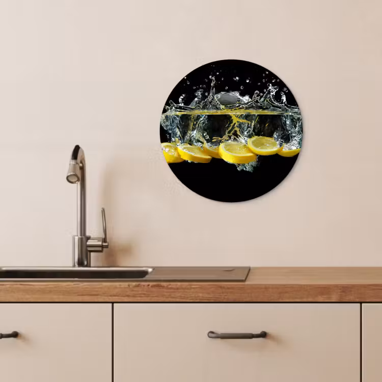 Tableau rond - Plongée fraîche — 3