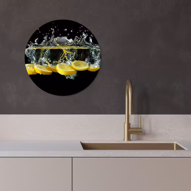Tableau rond - Plongée fraîche — 4
