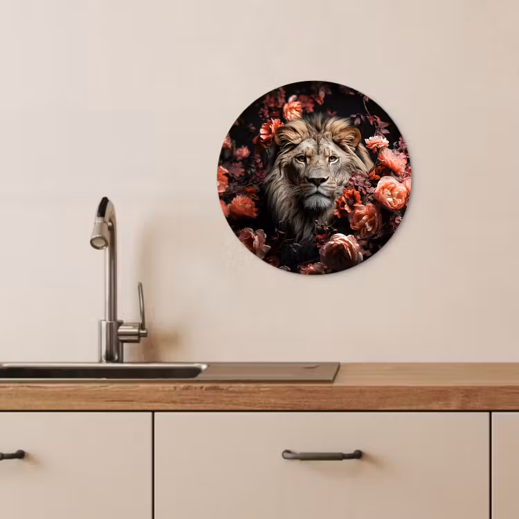 Tableau rond - Repos royal — 1