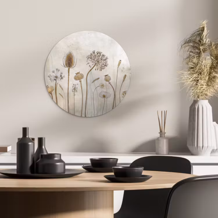 Tableau rond - Souvenirs d'automne — 2