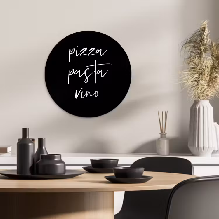 Tableau rond - Trio italien flamboyant — 2