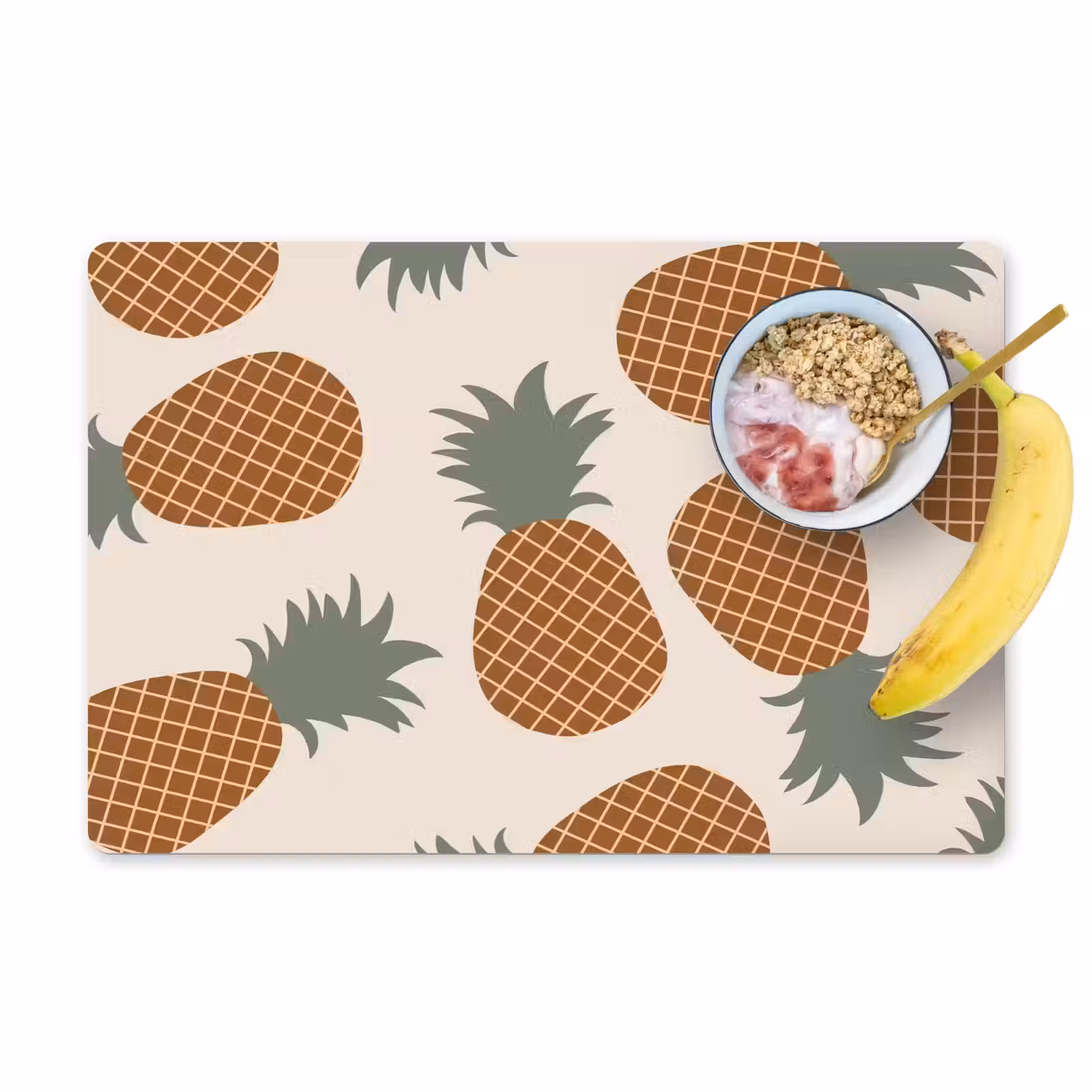 Sets de table en vinyle - Concaténation de l'ananas — 1