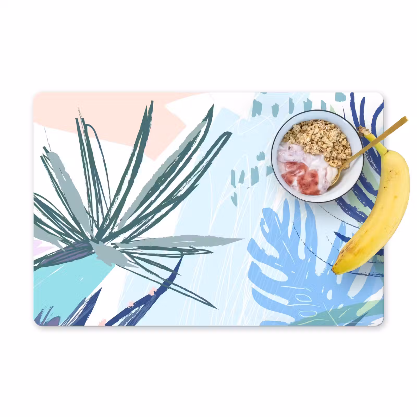 Sets de table en vinyle - Impression aquarelle tropicale — 1