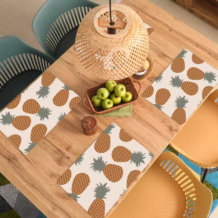 Sets de table en vinyle - Concaténation de l'ananas — 3