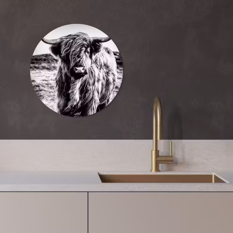Tableau rond - La résonance de la nature sauvage — 2