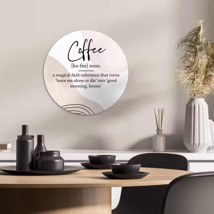 Tableau rond - L'enchantement du café — 3