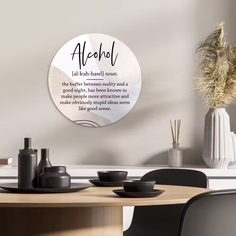 Tableau rond - Sobriété indomptée — 3