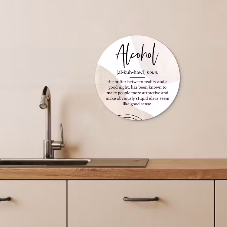 Tableau rond - Sobriété indomptée — 4