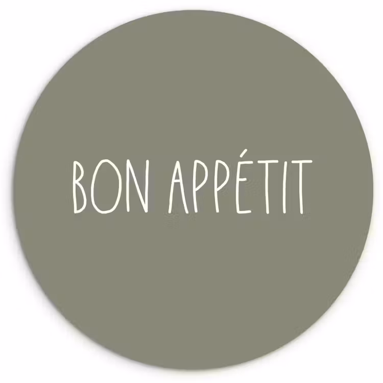 Tableau rond - Vœux gastronomiques — 1