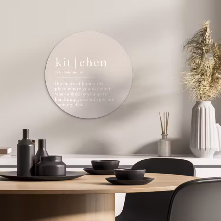 Tableau rond - La cuisine : plus qu'un espace — 1