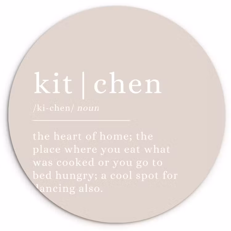 Tableau rond - La cuisine : plus qu'un espace — 3