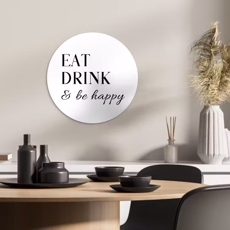 Tableau rond - Le plaisir de vivre en mots — 3