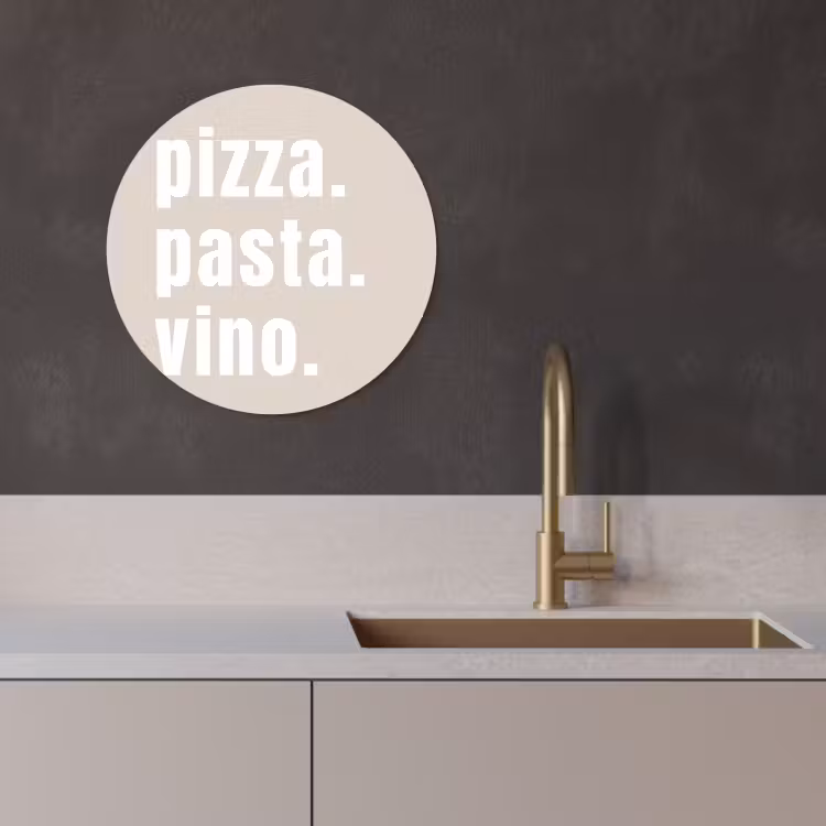 Tableau rond - Triptyque culinaire — 3