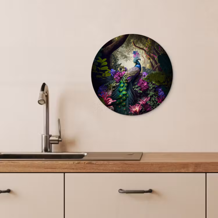 Tableau rond - Beauté de la jungle — 4