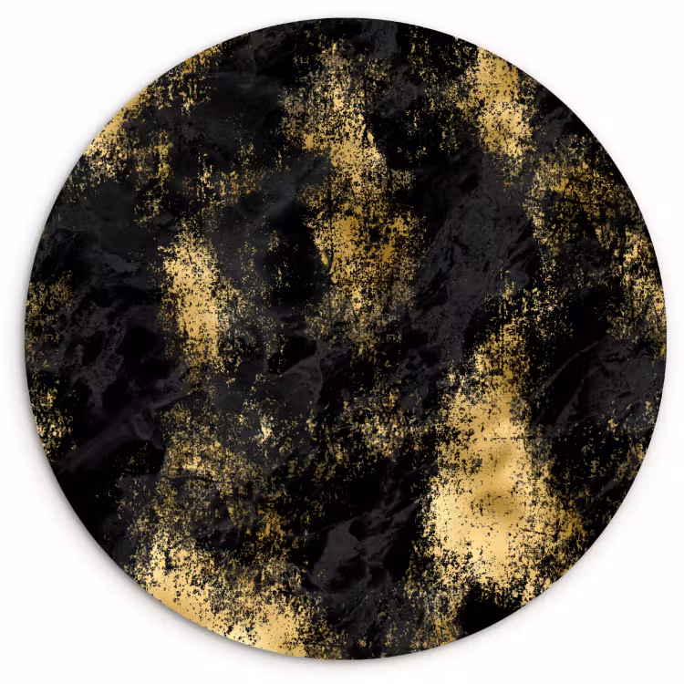 Tableau rond - Brumes d'or — 4