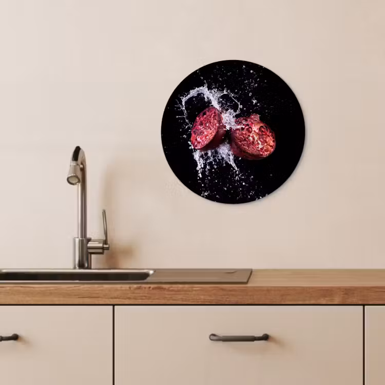 Tableau rond - Explosion de grenade — 4