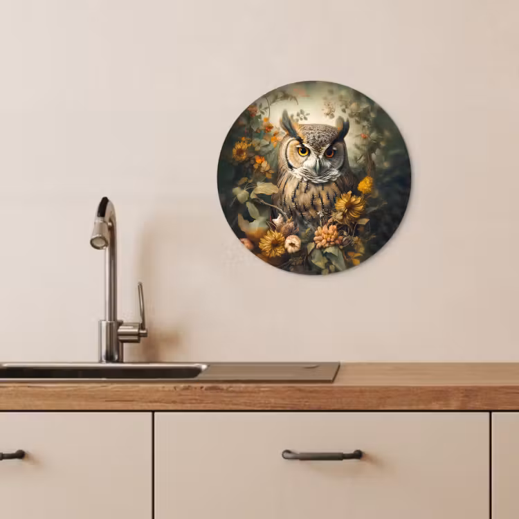 Tableau rond - Garde d'automne — 4