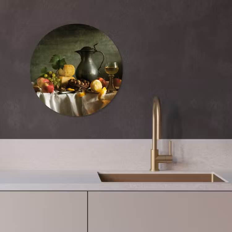 Tableau rond - Nostalgie gastronomique — 2