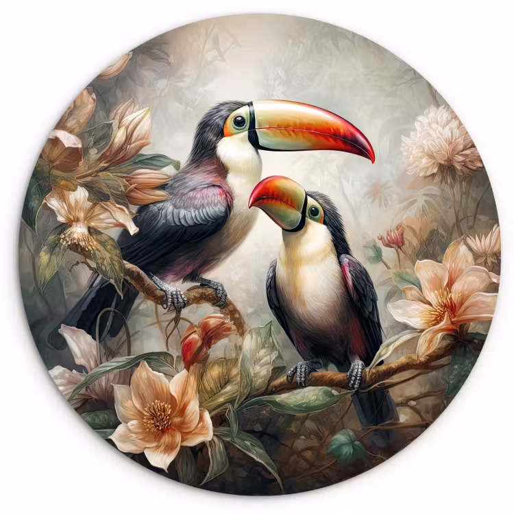 Tableau rond - Rencontre tropicale — 1