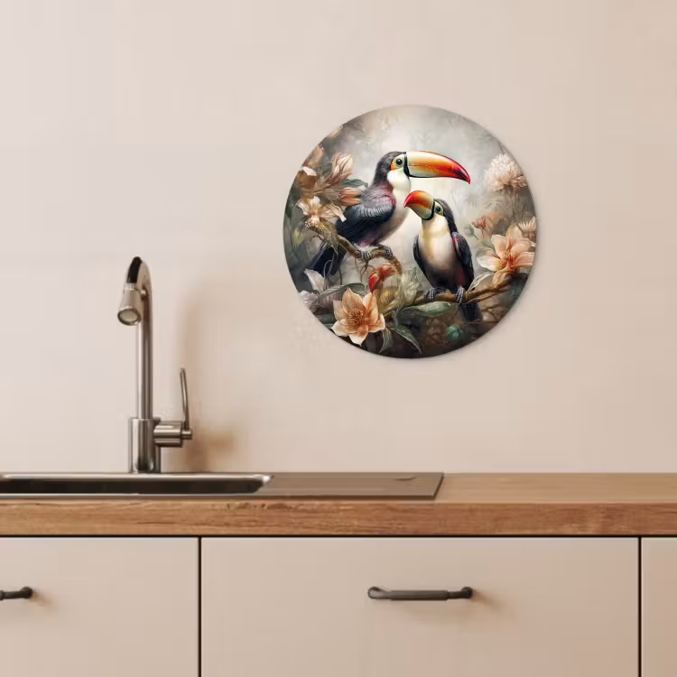 Tableau rond - Rencontre tropicale — 2
