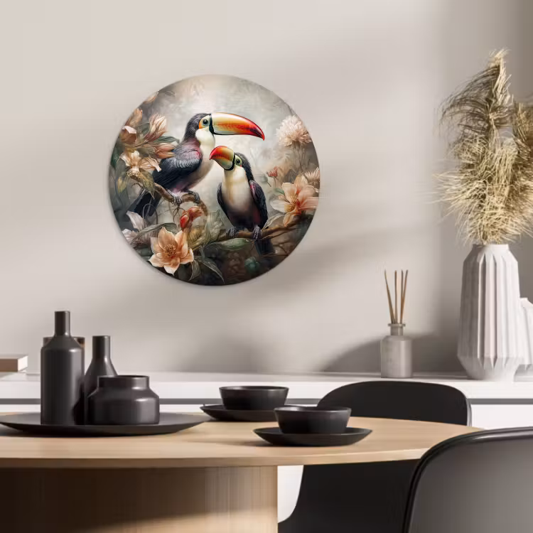 Tableau rond - Rencontre tropicale — 3