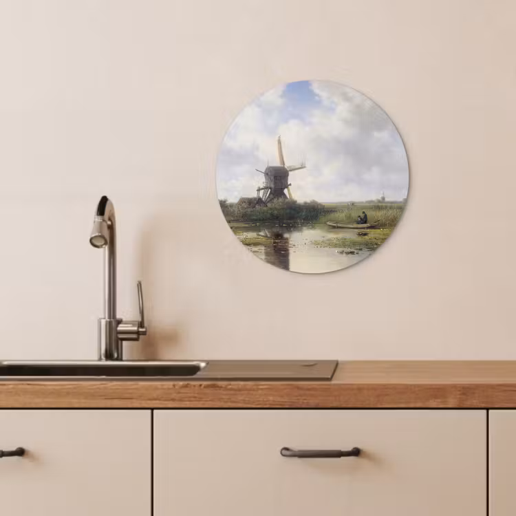 Tableau rond - En 't gein près d'Abcoude — 3