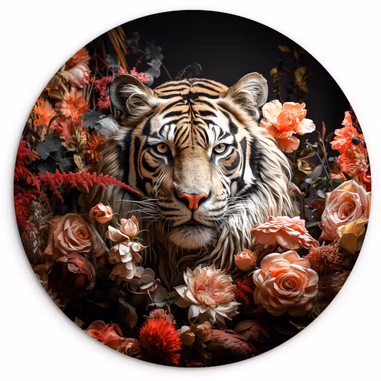 Tableau rond - Regard floral — 3