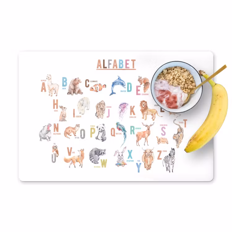 Sets de table - Enfants - Animaux - Alphabet — 1