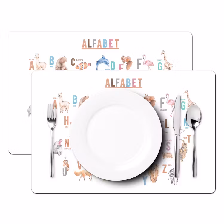 Sets de table - Enfants - Animaux - Alphabet — 2
