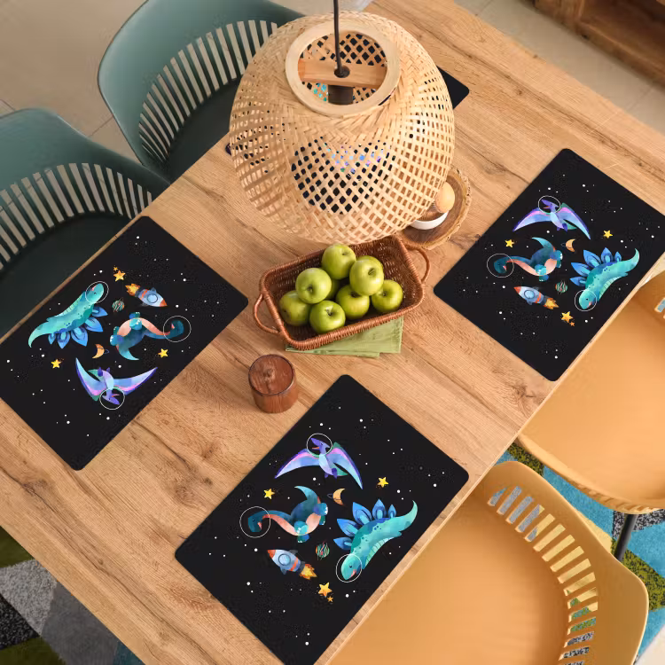 Sets de table - Étoiles - Dinosaure - Garçon - Enfants - Enfants — 3