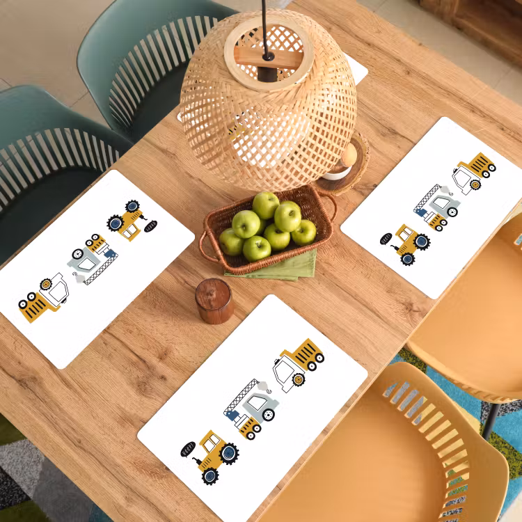 Sets de table - Véhicules - Enfants - Tracteur — 3