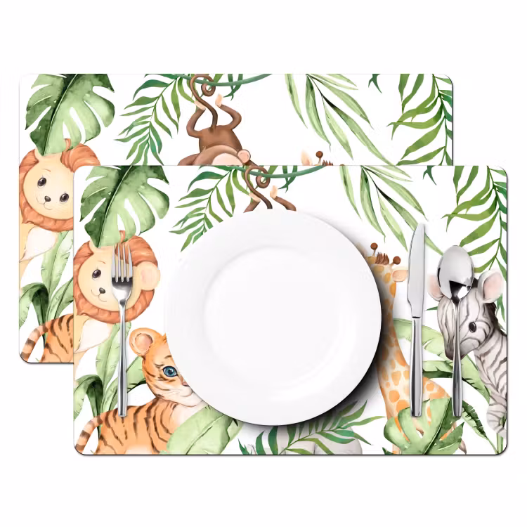 Sets de table - Gymnastique de la jungle — 2
