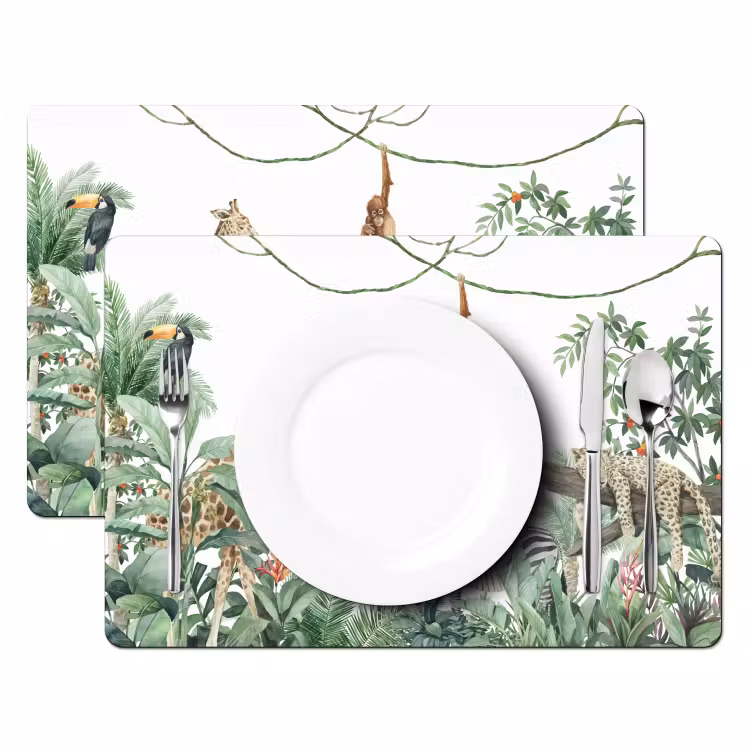 Sets de table - Rencontres dans la jungle — 2