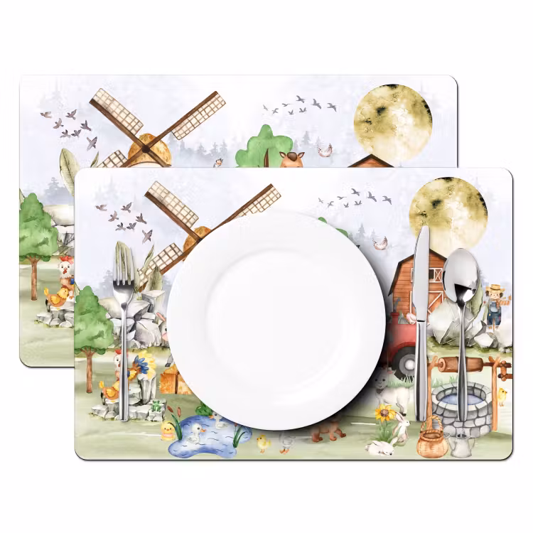 Sets de table - Ferme au clair de lune — 2