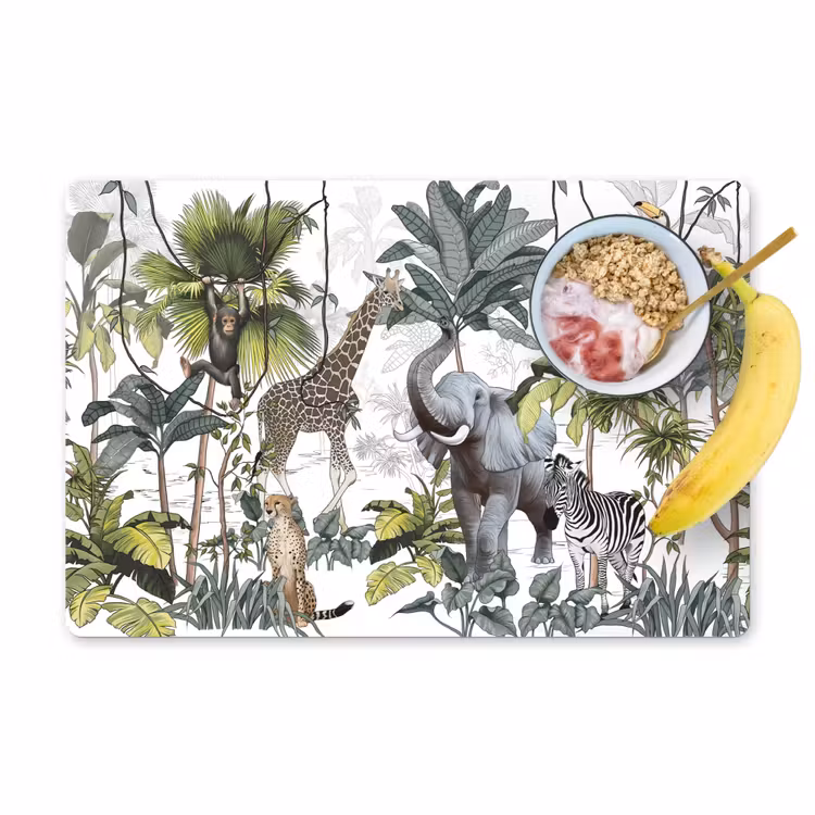 Sets de table - Sérénade de la jungle exotique — 1
