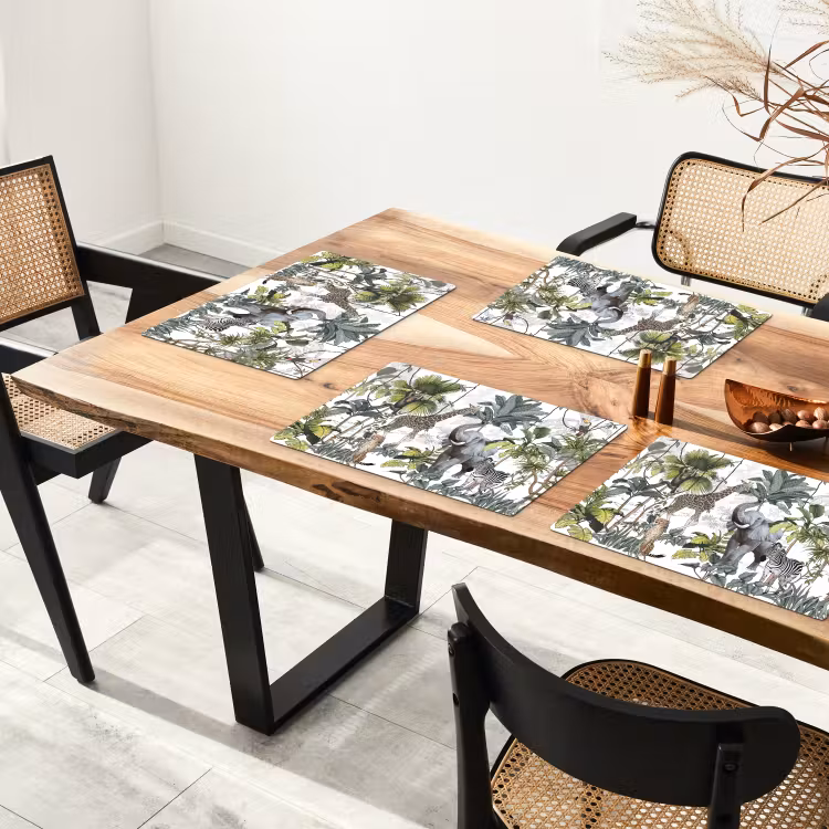 Sets de table - Sérénade de la jungle exotique — 4