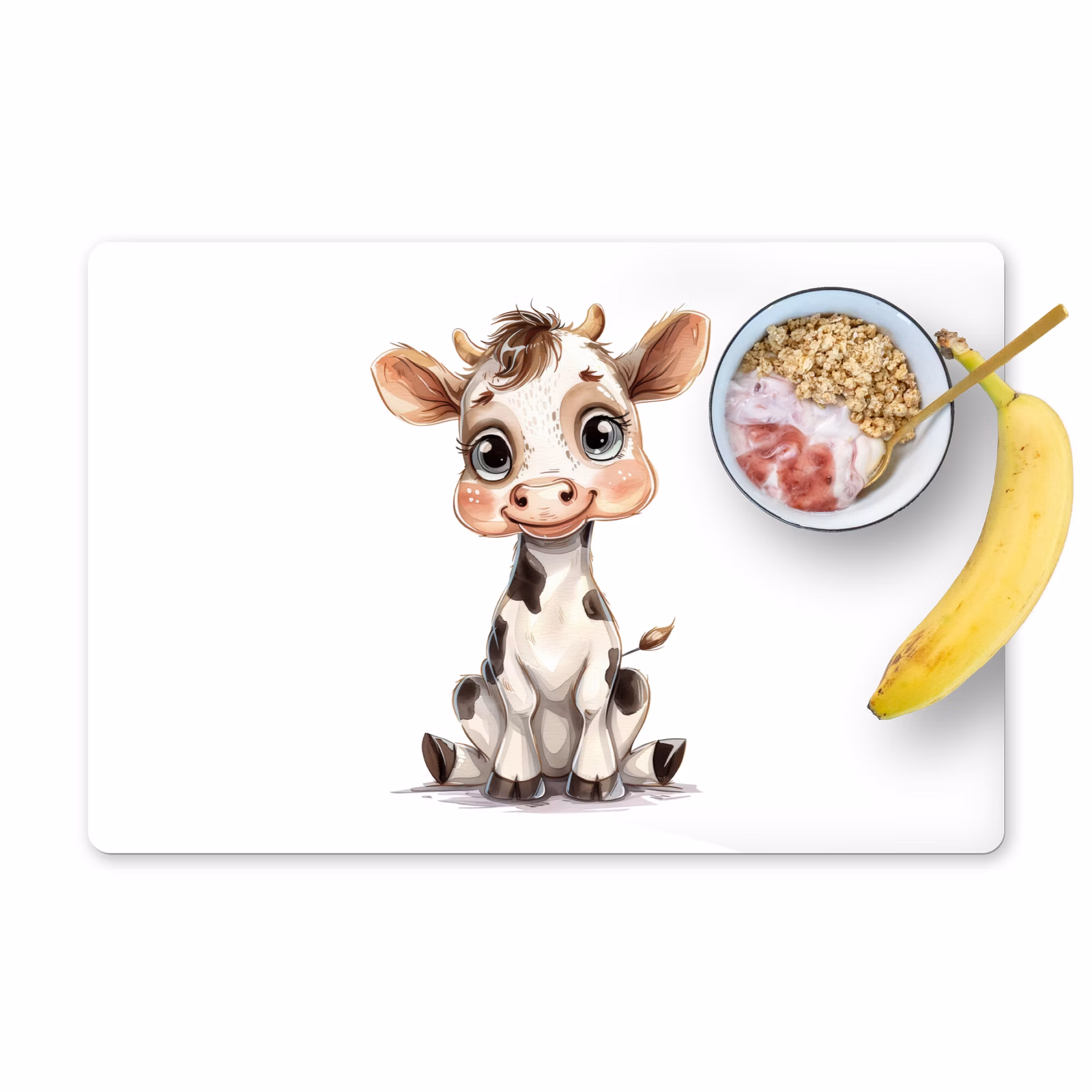 Sets de table - Vache - Bébé animal - Animaux de la ferme — 1