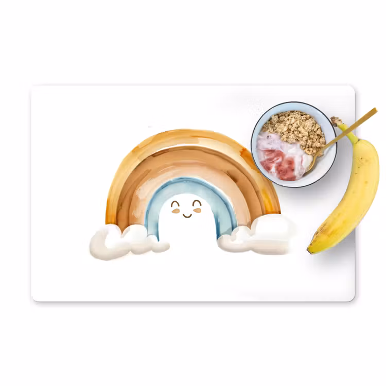 Sets de table - Arc-en-ciel - Couleurs pastel — 1