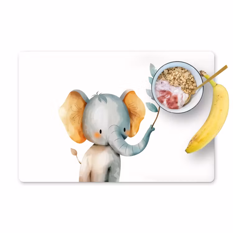 Sets de table - Eléphant - Animal - Couleurs pastel — 1