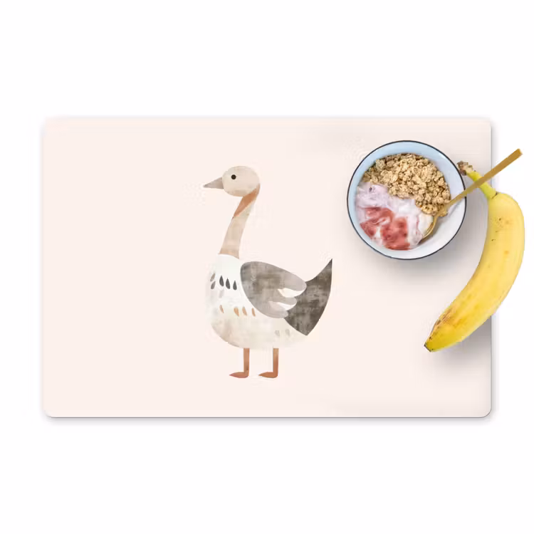 Sets de table - Oie - Animal - Couleurs pastel — 1