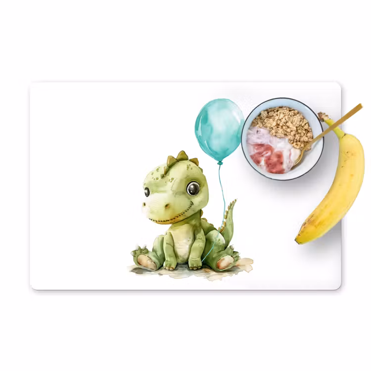 Sets de table - Dragon - Bébé animal - Ballon bleu — 1